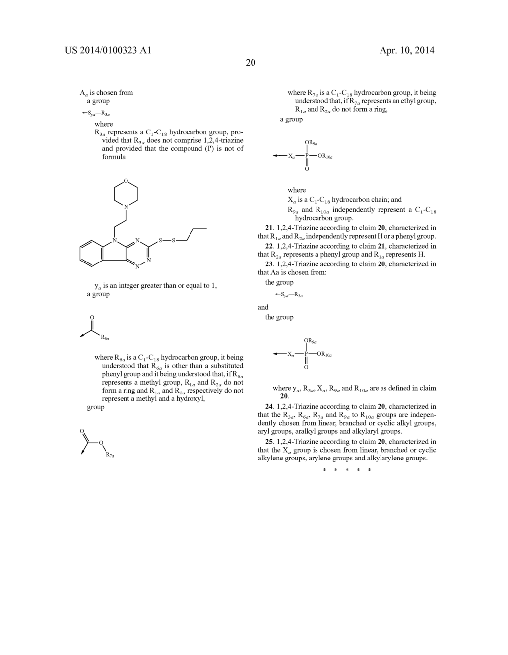 RUBBER COMPOSITION INCLUDING A 1,2,4-TRIAZINE DERIVATIVE - diagram, schematic, and image 21