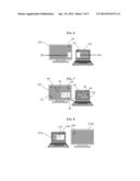 DEVICES, SYSTEMS, AND METHODS FOR MOVING ELECTRONIC WINDOWS BETWEEN     DISPLAYS diagram and image