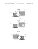 DEVICES, SYSTEMS, AND METHODS FOR MOVING ELECTRONIC WINDOWS BETWEEN     DISPLAYS diagram and image