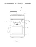 Coffee Maker with Single Serve Setting diagram and image