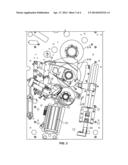 VARIABLE CUTOFF PRINTING PRESS WITH ACTUATORS FOR MOVING BLANKET AND     IMPRESSION CYLINDER SUPPORTS diagram and image