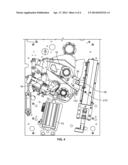 VARIABLE CUTOFF PRINTING PRESS WITH ACTUATORS FOR MOVING BLANKET AND     IMPRESSION CYLINDER SUPPORTS diagram and image