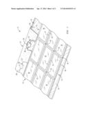 Roof Integrated Solar Panel System with Ridge Mounted Micro Inverters diagram and image