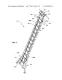 LADDER SECURING APPARATUSES, LADDERS INCORPORATING SAME AND RELATED     METHODS diagram and image