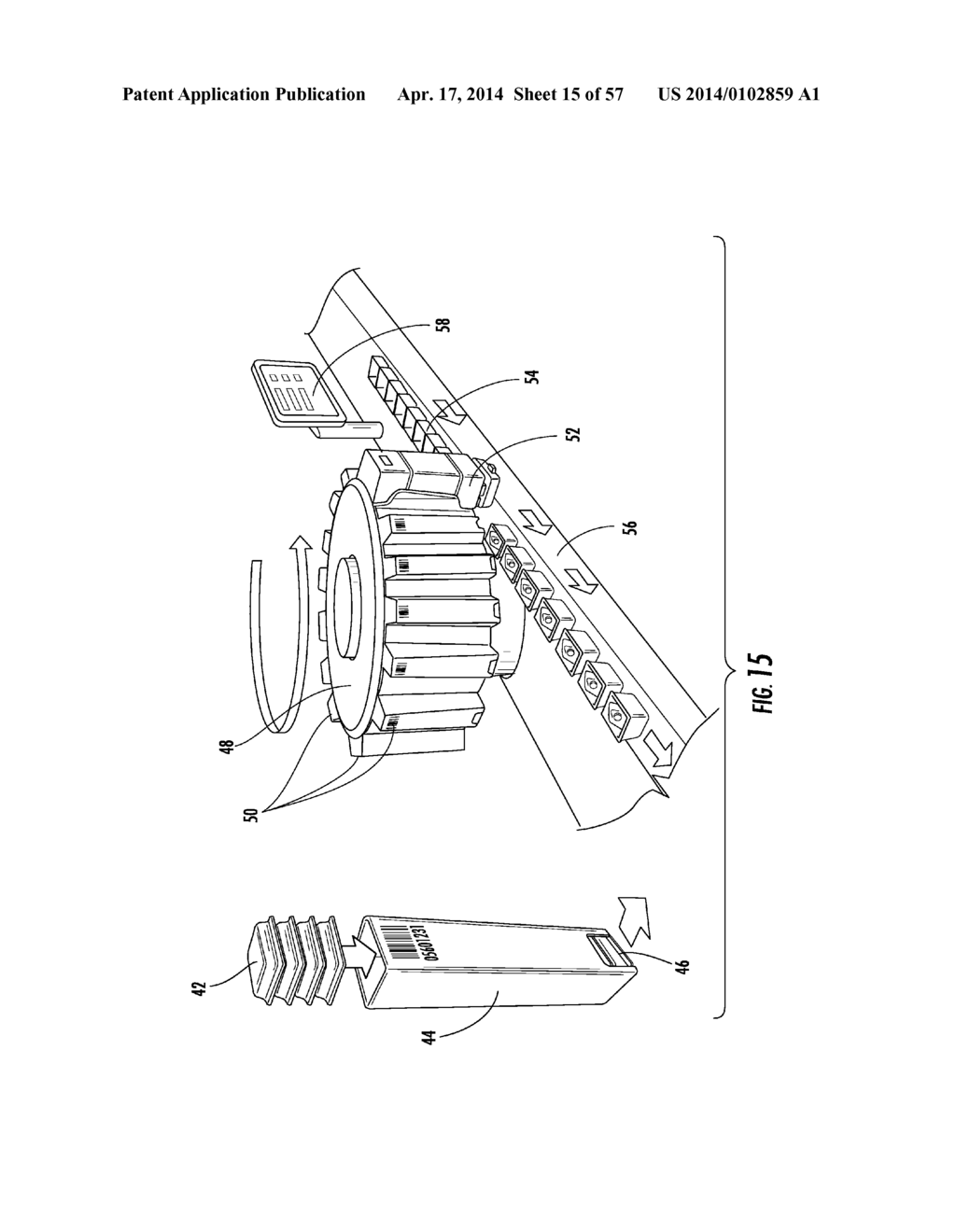 APPARATUSES, SYSTEMS, AND METHODS FOR DISPENSING MEDICATIONS FROM A     CENTRAL PHARMACY TO A PATIENT IN A HEALTHCARE FACILITY - diagram, schematic, and image 16