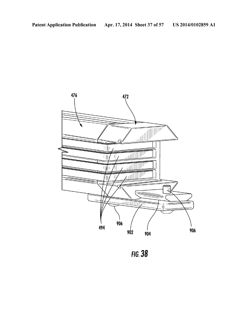 APPARATUSES, SYSTEMS, AND METHODS FOR DISPENSING MEDICATIONS FROM A     CENTRAL PHARMACY TO A PATIENT IN A HEALTHCARE FACILITY - diagram, schematic, and image 38