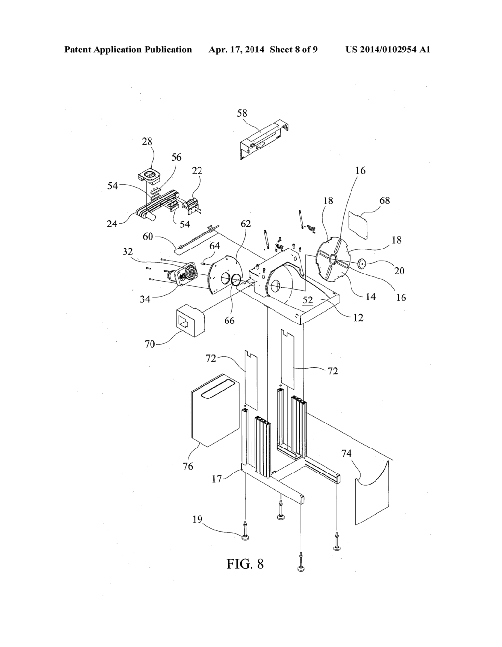 SYSTEM AND APPARATUS FOR SEPARATING AND ORIENTING SAMPLE CONTAINERS - diagram, schematic, and image 09