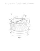 SNACK STORAGE CONTAINER FOR USE IN CONNECTION WITH A BEVERAGE CONTAINER diagram and image