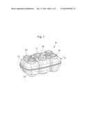 RESERVOIR FOR REDUCING AERATION OF A FLUID diagram and image