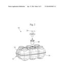 RESERVOIR FOR REDUCING AERATION OF A FLUID diagram and image