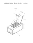 BOX FOR DISPENSING BLISTER-PACKAGED DRUG diagram and image