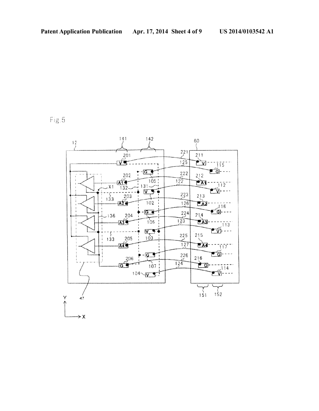 SEMICONDUCTOR PACKAGE WITH BONDING WIRES OF REDUCED LOOP INDUCTANCE - diagram, schematic, and image 05