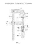 RELEASE STRUCTURE FOR A FIXTURE diagram and image