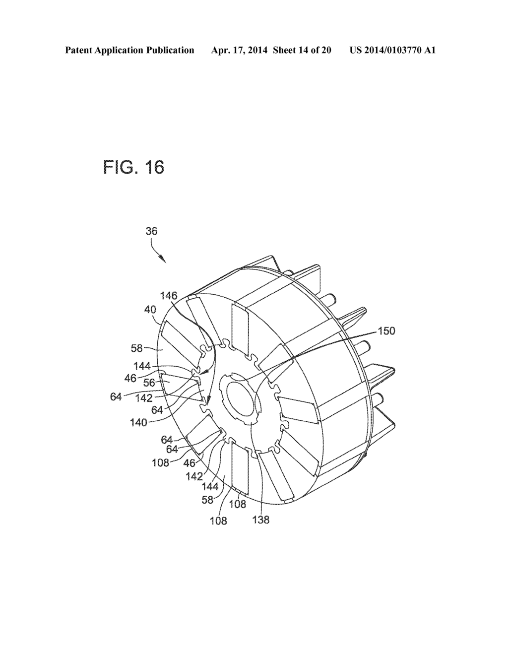 PERMANENT MAGNET ROTOR AND METHODS THEREOF - diagram, schematic, and image 15