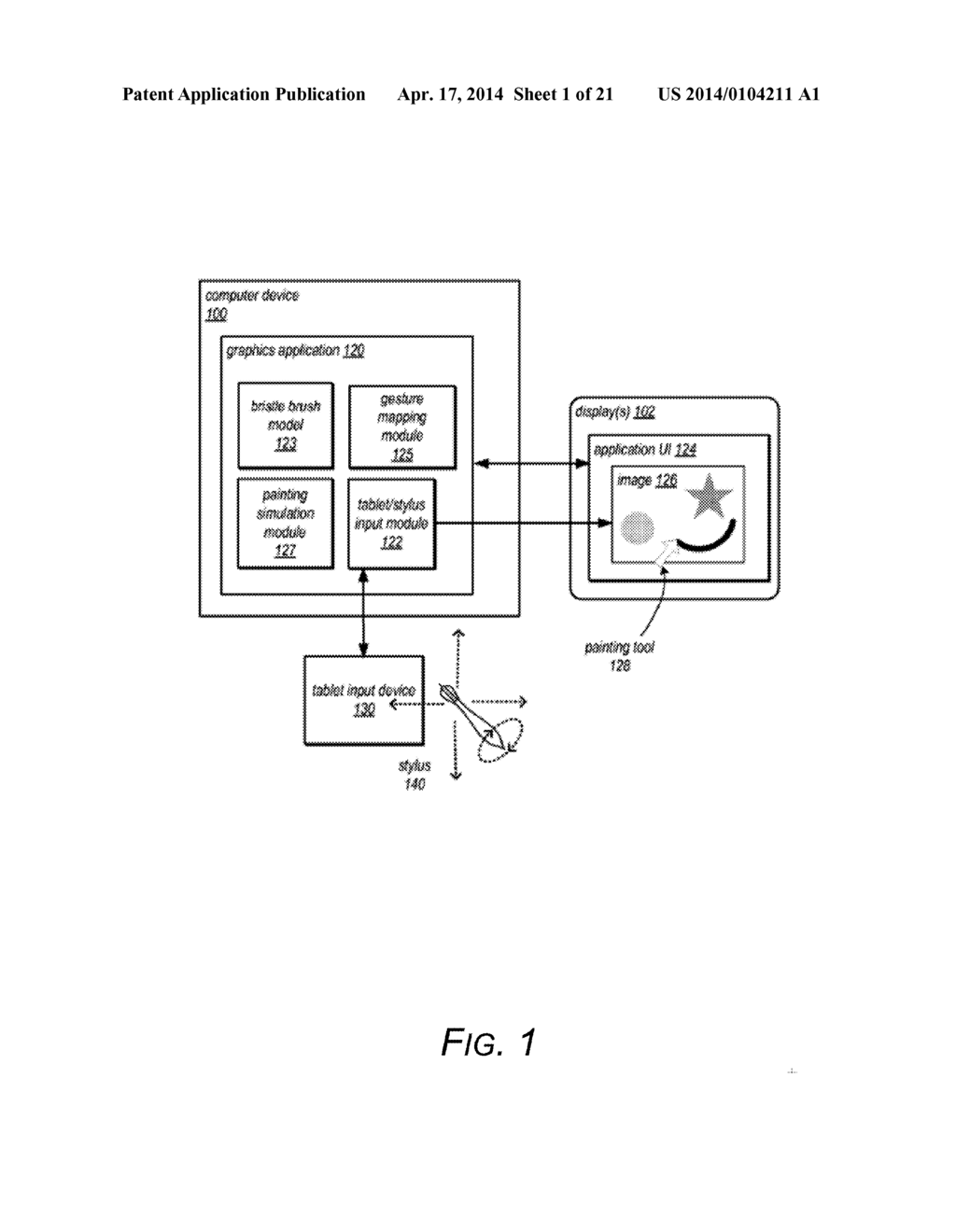 Natural Media Painting using Proximity-based Tablet Stylus Gestures - diagram, schematic, and image 02