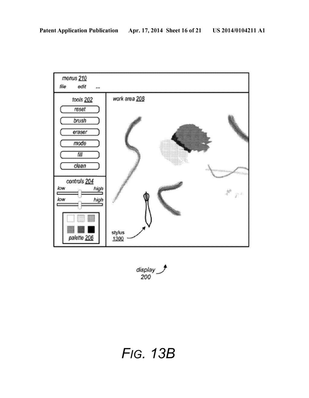 Natural Media Painting using Proximity-based Tablet Stylus Gestures - diagram, schematic, and image 17