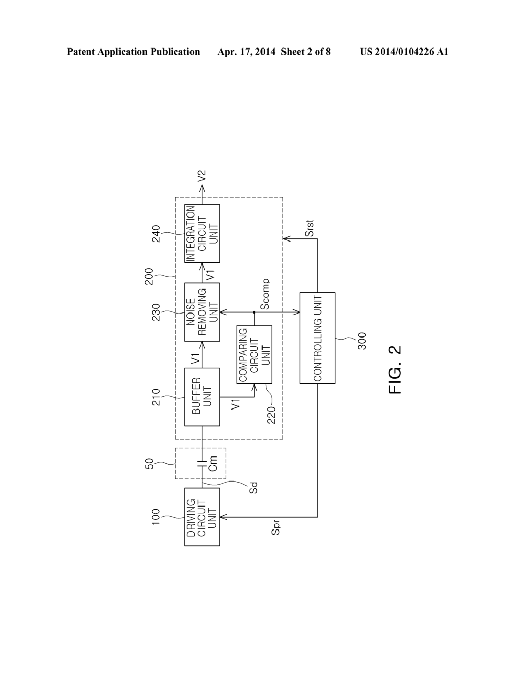 APPARATUS AND METHOD OF CONTROLLING CAPACITANCE DETECTION, AND TOUCHSCREEN     APPARATUS - diagram, schematic, and image 03