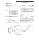 Electronic Eyeglass Frame diagram and image