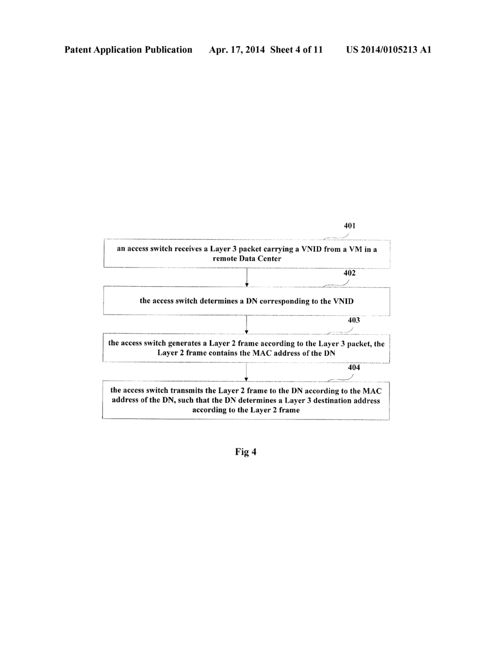 METHOD, APPARATUS AND SYSTEM FOR TRANSMITTING PACKETS IN VIRTUAL NETWORK - diagram, schematic, and image 05