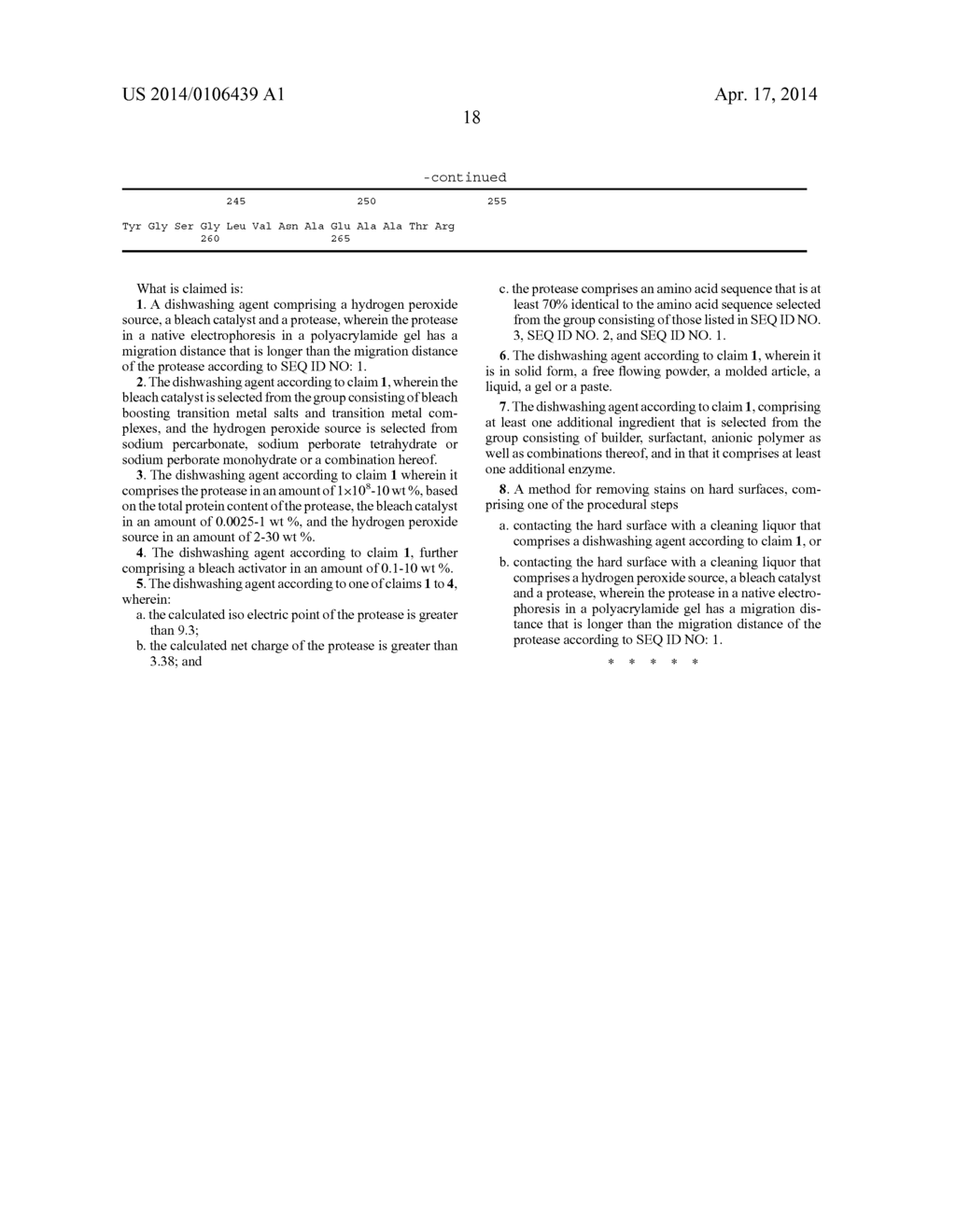 DISHWASHING LIQUID HAVING BLEACHING CATALYST AND PROTEASE - diagram, schematic, and image 19