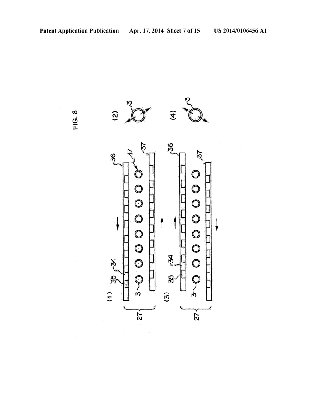 APPARATUS FOR INTRODUCING BIOLOGICAL MATERIAL, METHOD OF INTRODUCING     BIOLOGICAL MATERIAL AND MAGNETIC SUPPORT FOR INTRODUCING BIOLOGICAL     MATERIAL - diagram, schematic, and image 08