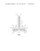 Pierced flexible circuit and compression joint diagram and image