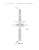 Pierced flexible circuit and compression joint diagram and image