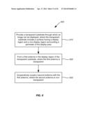 TRANSPARENT ANTENNAS ON A DISPLAY DEVICE diagram and image