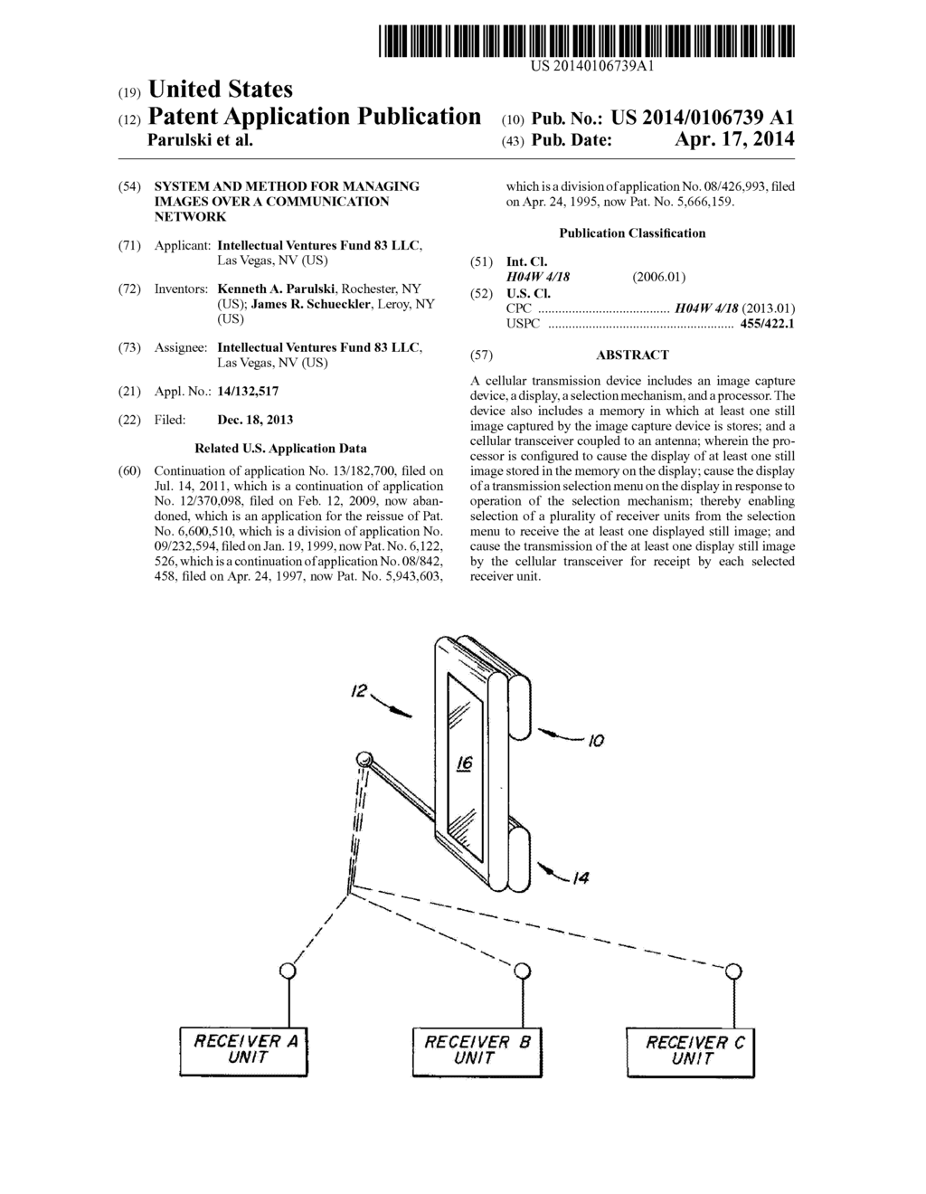 SYSTEM AND METHOD FOR MANAGING IMAGES OVER A COMMUNICATION NETWORK - diagram, schematic, and image 01