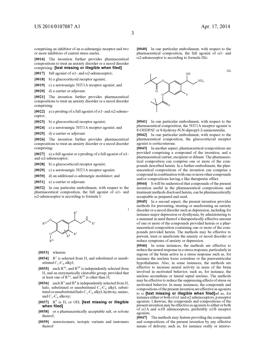 Methods, Compounds and Pharmaceutical Compositions for Treating Anxiety     and Mood Disorders - diagram, schematic, and image 19