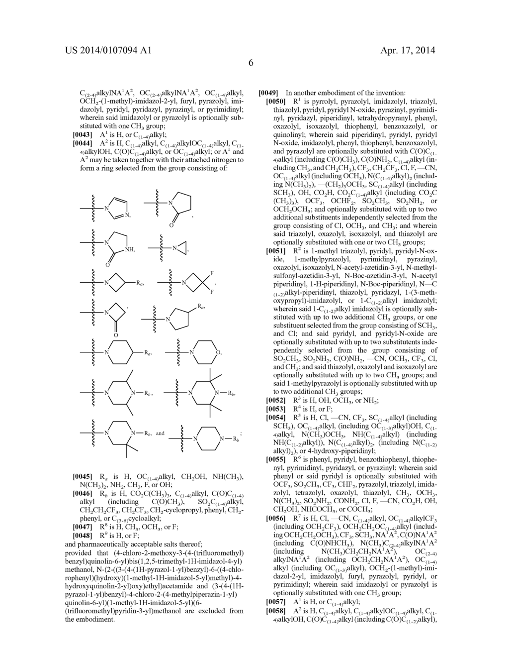 METHYLENE LINKED QUINOLINYL MODULATORS OF RORyt - diagram, schematic, and image 07