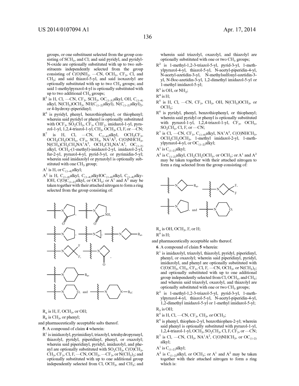 METHYLENE LINKED QUINOLINYL MODULATORS OF RORyt - diagram, schematic, and image 137