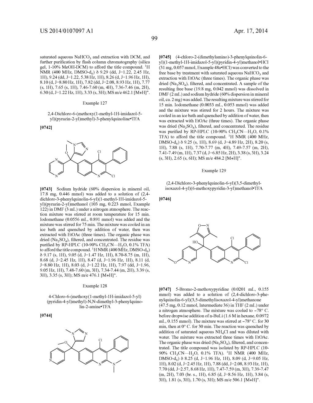 HETEROARYL LINKED QUINOLINYL MODULATORS OF RORyt - diagram, schematic, and image 100