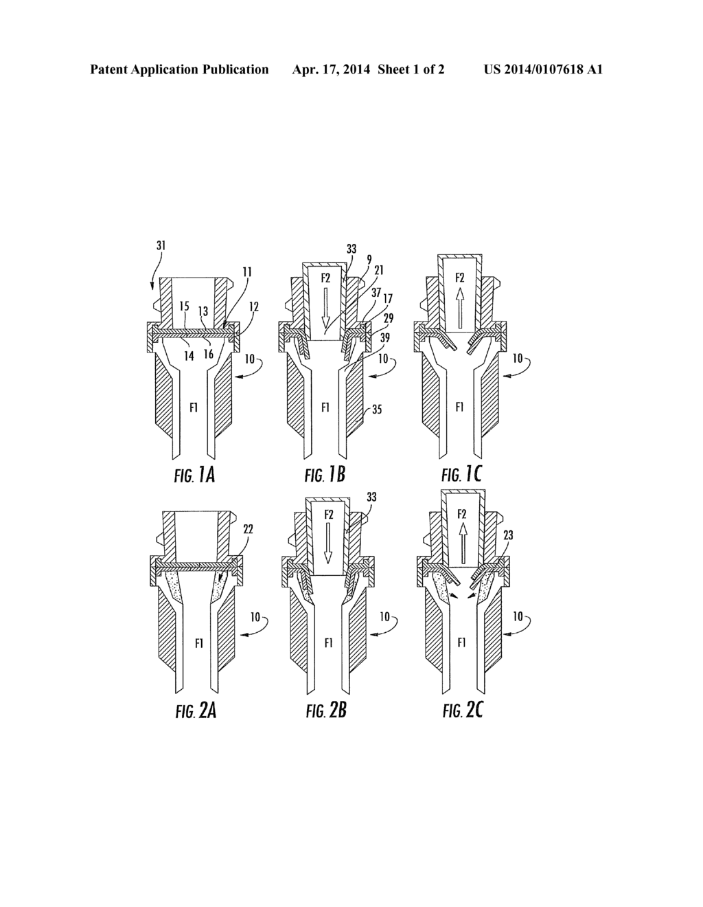 Medical Connection Device with Valve and Method - diagram, schematic, and image 02