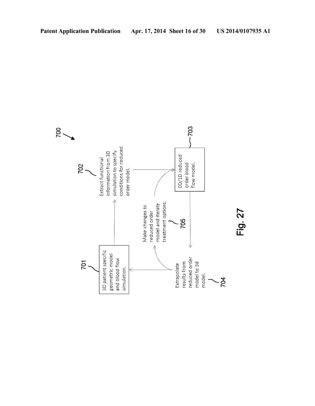 METHOD AND SYSTEM FOR PATIENT-SPECIFIC MODELING OF BLOOD FLOW - diagram, schematic, and image 17