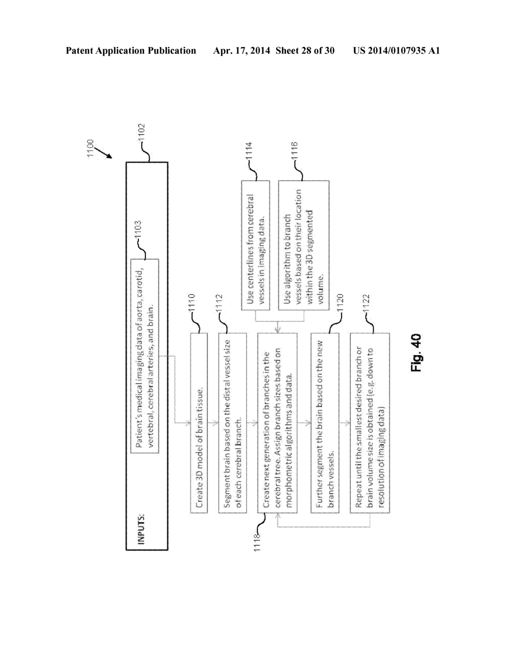 METHOD AND SYSTEM FOR PATIENT-SPECIFIC MODELING OF BLOOD FLOW - diagram, schematic, and image 29