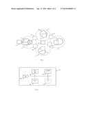 Technique for communication between networks for distributing digital     contents diagram and image