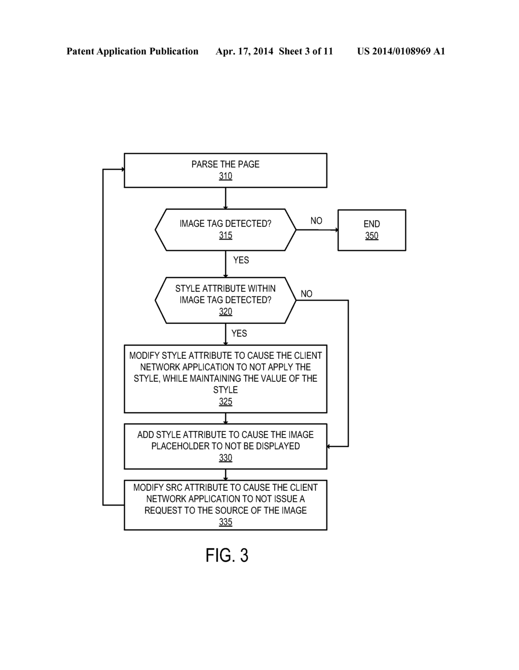 METHOD AND APPARATUS FOR AUTOMATICALLY OPTIMIZING THE LOADING OF IMAGES IN     A CLOUD-BASED PROXY SERVICE - diagram, schematic, and image 04