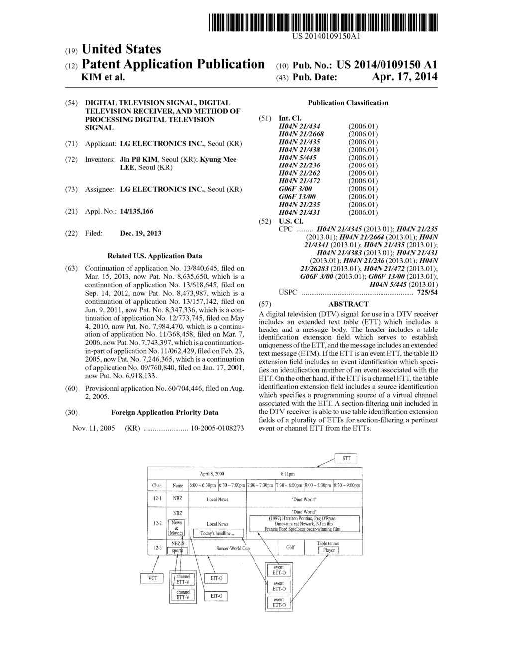 DIGITAL TELEVISION SIGNAL, DIGITAL TELEVISION RECEIVER, AND METHOD OF     PROCESSING DIGITAL TELEVISION SIGNAL - diagram, schematic, and image 01