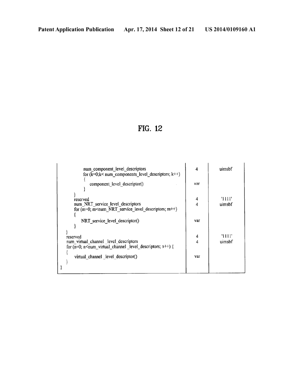 METHOD FOR RECEIVING A BROADCAST SIGNAL AND BROADCAST RECEIVER - diagram, schematic, and image 13