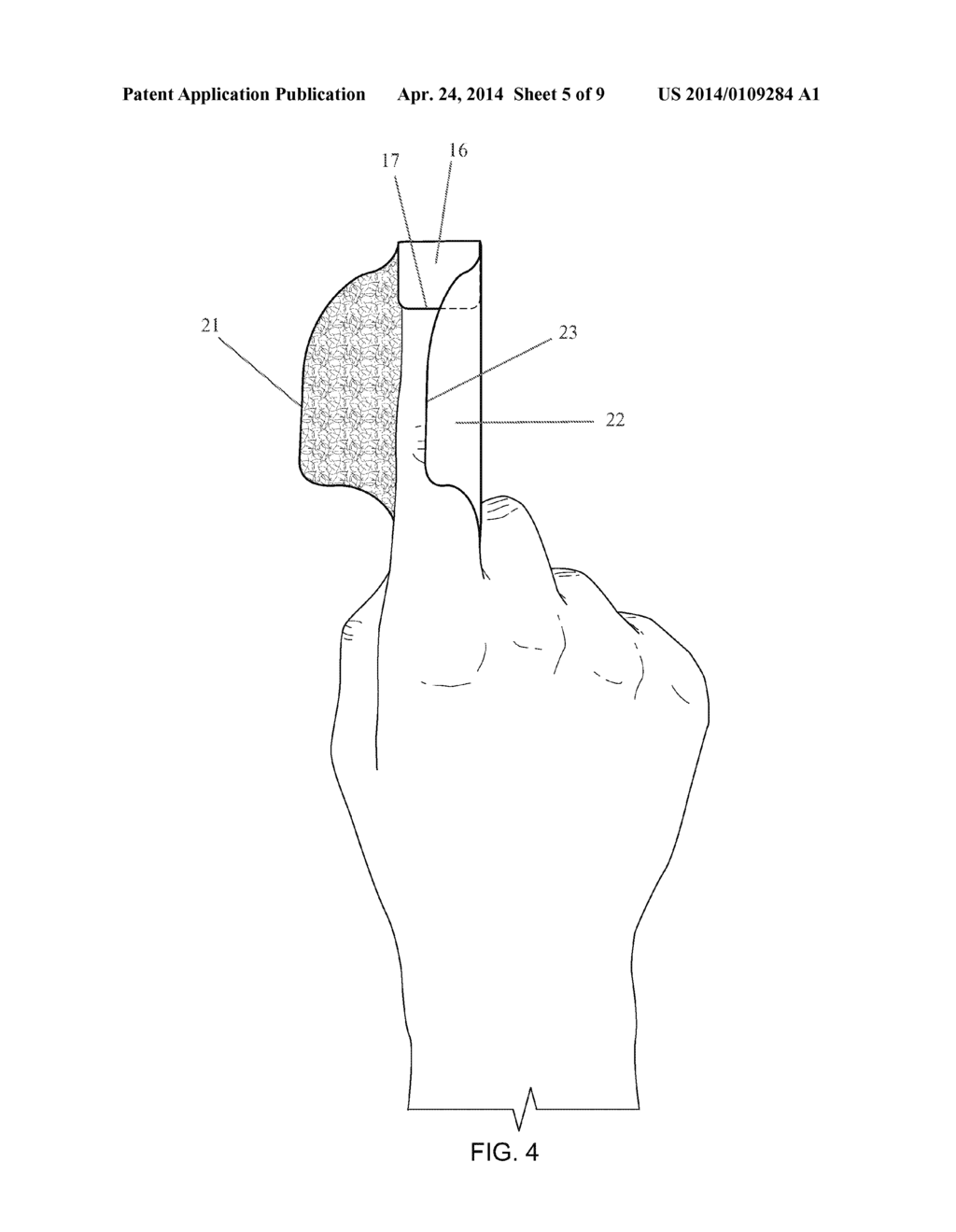 DISPOSABLE PROTECTIVE FINGER COVERS FOR USE WHILE EATING - diagram, schematic, and image 06