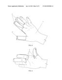 DISPOSABLE PROTECTIVE FINGER COVERS FOR USE WHILE EATING diagram and image