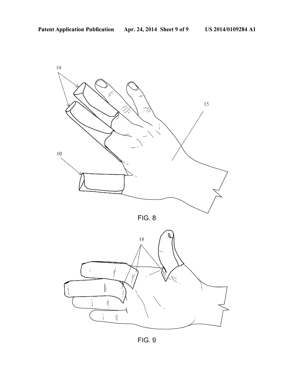 DISPOSABLE PROTECTIVE FINGER COVERS FOR USE WHILE EATING - diagram, schematic, and image 10