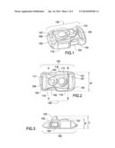 Side squeeze buckle with integrated LED light diagram and image