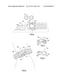 Side squeeze buckle with integrated LED light diagram and image