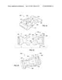 Side squeeze buckle with integrated LED light diagram and image