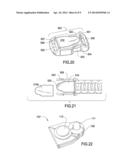 Side squeeze buckle with integrated LED light diagram and image