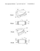 Side squeeze buckle with integrated LED light diagram and image