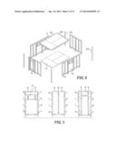 RELOCATABLE HABITAT UNIT HAVING RADIO FREQUENCY INTERACTIVE WALLS diagram and image