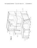 RELOCATABLE HABITAT UNIT HAVING RADIO FREQUENCY INTERACTIVE WALLS diagram and image